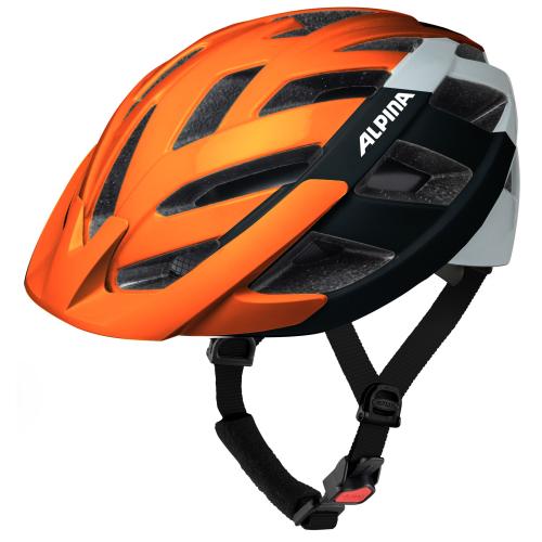 Alpina Panoma 3.0 Ora-Black-White Gloss Velohelm - orange-black-white gloss